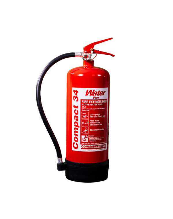 Commanderedge 6l Water Plus Fire Extinguisher • Fireology 5769